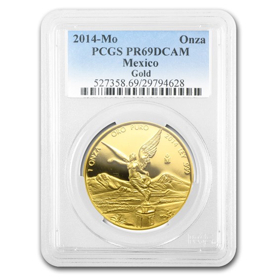 2014 Mexico 1 oz Gold Libertad PR-69 PCGS 2014 Mexico 1 oz Gold Libertad PR-69 PCGS